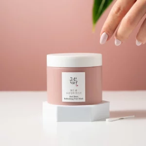 Beauty of Joseon Red Bean Refreshing Pore Mask With have reaching for the jar