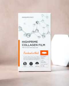 Dermarssance Collagen Film Forehead Neck In it’s packaging box
